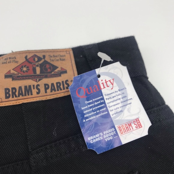 BRAM’S PARIS| Mom Jean in Blk (Workwear jean) NWT - Picture 8 of 13